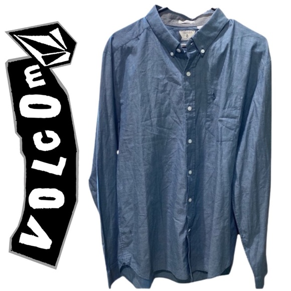 Volcom Coupe Classique Long Sleeve Button Down Shirt - Picture 1 of 10